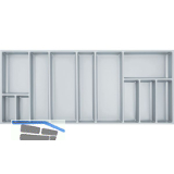AGOFORM Besteckeinsatz Sky 500/120 Kunststoff silbergrau