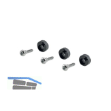 HETTICH Systema Top 2000 2D-Exzenterscheibe verstellbar, Kunststoff