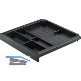 HETTICH SmarTray Materialschale 40 mm Kunststoff schwarz