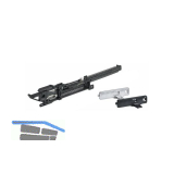 HETTICH Systema Top 2000 Silent System 40 Selbsteinzugsgeh�use, rechts, aluf.