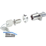 HETTICH PRESTIGE 2000 Zentralverschluss Z23, �18, Zinkdruckguss vernickelt