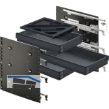 HETTICH Systema Top 2000 Schnellmontage-Set Sil Sys, Vollauszug, ET 730, schw.