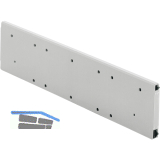 HETTICH Systema Top 2000 Trennwand, EB 392 mm, Kunststoff Alu-Finish