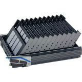 HETTICH Systema Top 2000 Formularablage, F�cheranzahl 6, Kunststoff schwarz