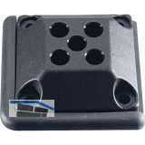 HETTICH Systema Top 2000 Sockelplatte mit Kantenschutz, schwarz