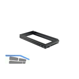 HETTICH Systema Top 2000 H�ngeregistratur-Rahmen, 1 x A4, KB 435 mm, schwarz