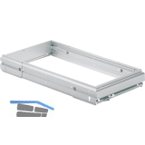 HETTICH Systema Top 2000 H�ngeregistratur-Rahmen 1032-1204 / 600 mm Alu-Finish