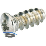 HETTICH Systema Top 2000 Systemschraube Linsenkop � 6,0x13,7 mm, vernickelt