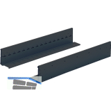 HETTICH Systema Top 2000 Karteibahn, Schrankt. 600,Stahl schwarz