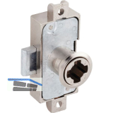 HETTICH PRESTIGE 2000 Zyl.-Drehstangenschloss Z23, Dornma� 15, L20, vernickelt