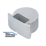 HETTICH PRESTIGE 2000 Anschlagwinkel Wing, zum Einlassen, Stahl vernickelt