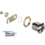 HETTICH PRESTIGE 2000 Zyl.-Hebelschloss, Dornma� 25, Stahl vernickelt