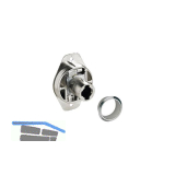 HETTICH PRESTIGE 2000 Zylinder Druckschloss, �18, Stahl vernickelt