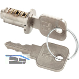 HETTICH PRESTIGE 2000 Innenzylinder Z23, �18, Sperre 18030, vernickelt hochglanz