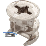 HETTICH RASTEX 15 Exzenter ohne Abdeckrand, Plattenst�rke 15 vernickelt