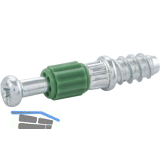 HETTICH RASTEX 15 Twister Einschraubd�bel Direktgewinde, Korpus 19mm,Spannma� 20