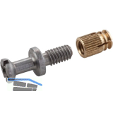 HETTICH VB 18/20/19/21 Einschraubd�bel+Messing Spreizmuffe, Spannma� 9, Bohr �5