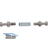 HETTICH VB 18/20/19/21 Einschraubd�bel+Gewindeh�lse 18mm, Spannma� 9, Bohr �5