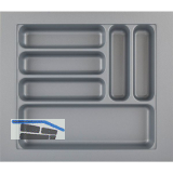 HETTICH OrgaTray 440 Besteckeinsatz T 441 - 520/Nennbreite 500 mm Silber