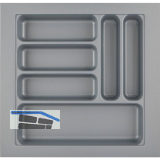 HETTICH OrgaTray 440 Besteckeinsatz T 441 - 520/Nennbreite 550 mm Silber