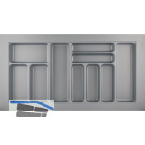 HETTICH OrgaTray 440 Besteckeinsatz T 441 - 520/Nennbreite 1000 mm Silber