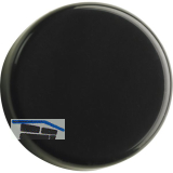 HETTICH Glast�r Zierkappe rund, Kunststoff schwarz