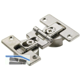 HETTICH HFT Faltt�rscharniere zum Schrauben 180�, Zinkdruckguss vernickelt