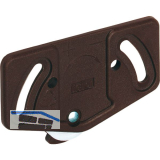 HETTICH SlideLine 55 Laufteil - zum Anschrauben, 30 Kg, Kunststoff braun