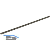 HETTICH SlideLine 55 Einfach- F�hrungsprofil, 4000 mm, Kunststoff braun