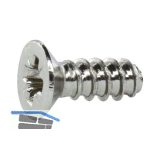 HETTICH SENSYS Senkkopfschraube Topfscharnier-D�nnt�r, 4 x 10,8 mm