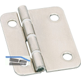 HETTICH 625 Faltt�rscharnier H 50 mm 180�, Stahl vernickelt