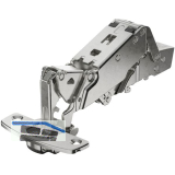 HETTICH SENSYS 8657i TB52 Null-Einsprungscharnier aufliegend ged�mpft �W 165�