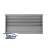 AGOFORM Besteckeinsatz Scoop II KB 900 mm Kunststoff Silber