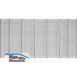 NINKA Schubkasteneinsatz-Set Cuisio KB 1000 mm TANDEMBOX Kunststoff Wei�