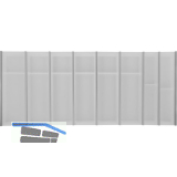 NINKA Schubkasteneinsatz-Set Cuisio KB 1200 mm TANDEMBOX Kunststoff Wei�