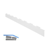 NINKA Seitenabschlusswand Cuisio Kunststoff Wei�