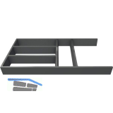 NINKA Connect Rahmen k�rzbar Kunststoff Dunkelgrau