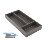 NINKA Connect Basisschale gro� Kunststoff Dunkelgrau