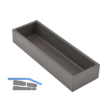 NINKA Connect Basisschale klein Kunststoff Dunkelgrau