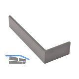 NINKA Connect L-Teiler gro� rechts Kunststoff Dunkelgrau