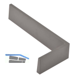 NINKA Connect L-Teiler gro� links Kunststoff Dunkelgrau