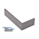 NINKA Connect L-Teiler klein rechts Kunststoff Dunkelgrau