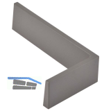 NINKA Connect L-Teiler klein links Kunststoff Dunkelgrau