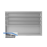 Besteckeinsatz Scoop II Set KB 800 mm Kunststoff Silber