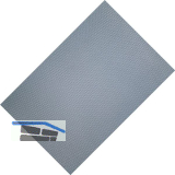 AGOFORM Antirutsch-Einlegematte Solid Breite 750 mm Blaugrau