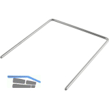 POHL Schallplatten-B�gel Stahldraht blauverzinkt