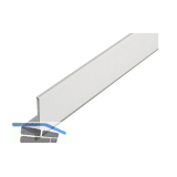 REHAU Frontblende, Breite 25 mm, H�he 46 mm, L 2500 mm, Kunststoff silber