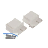 REHAU Gleiter f�r Abschlussleiste, Kunststoff wei�