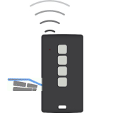 CINETTO B-Moved PS40/PS48 Wave Funk-Fernbedienung