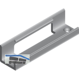 CINETTO PS40 Clipteil Befestigung Doppellaufschiene/Laufschiene, zum Schrauben